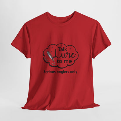 Angler's Humor Unisex Heavy Cotton Tee - "Talk Lure to Me"