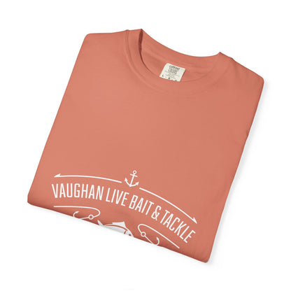 Vaughan Live Bait & Tackle Tee — Vintage Fishing T-Shirt