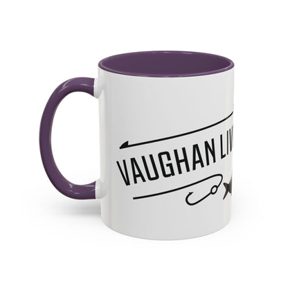 Fishing Coffee Mug — "I'd Rather Be Using Live Bait & Tackle" Accent Mug