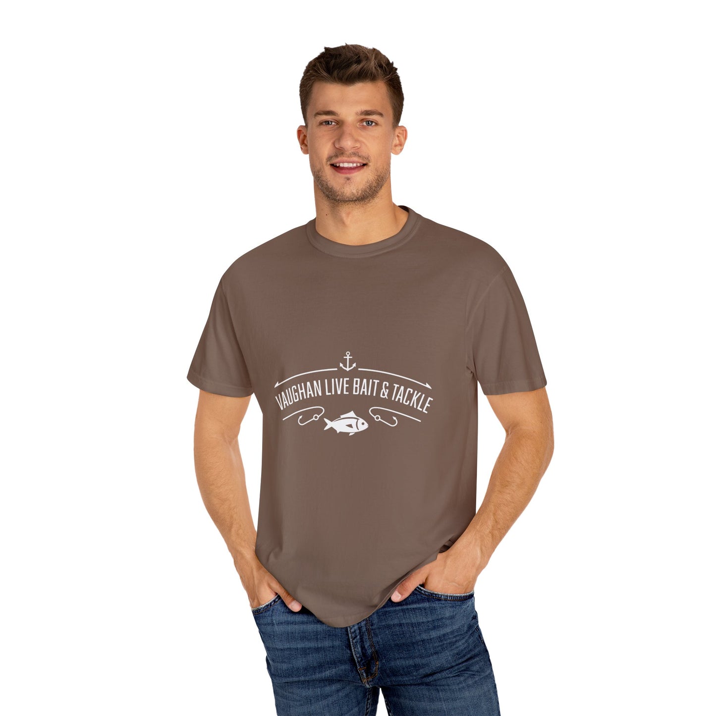 Vaughan Live Bait & Tackle Tee — Vintage Fishing T-Shirt