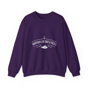 Bait & Tackle Crewneck Sweatshirt — "Vaughan Live Bait & Tackle" Fishing Pullover thumbnail 13