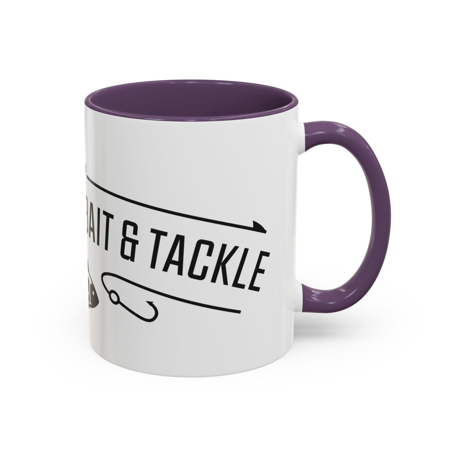 Fishing Coffee Mug — "I'd Rather Be Using Live Bait & Tackle" Accent Mug