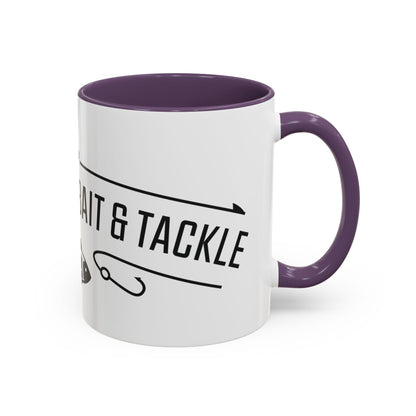 Fishing Coffee Mug — "I'd Rather Be Using Live Bait & Tackle" Accent Mug