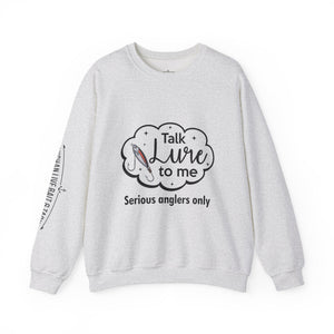 Fishing Enthusiast Crewneck Sweatshirt - "Talk Lure to Me" thumbnail 1