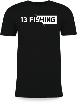 13 Fishing Slash Lifestyle Black T-Shirt thumbnail 5