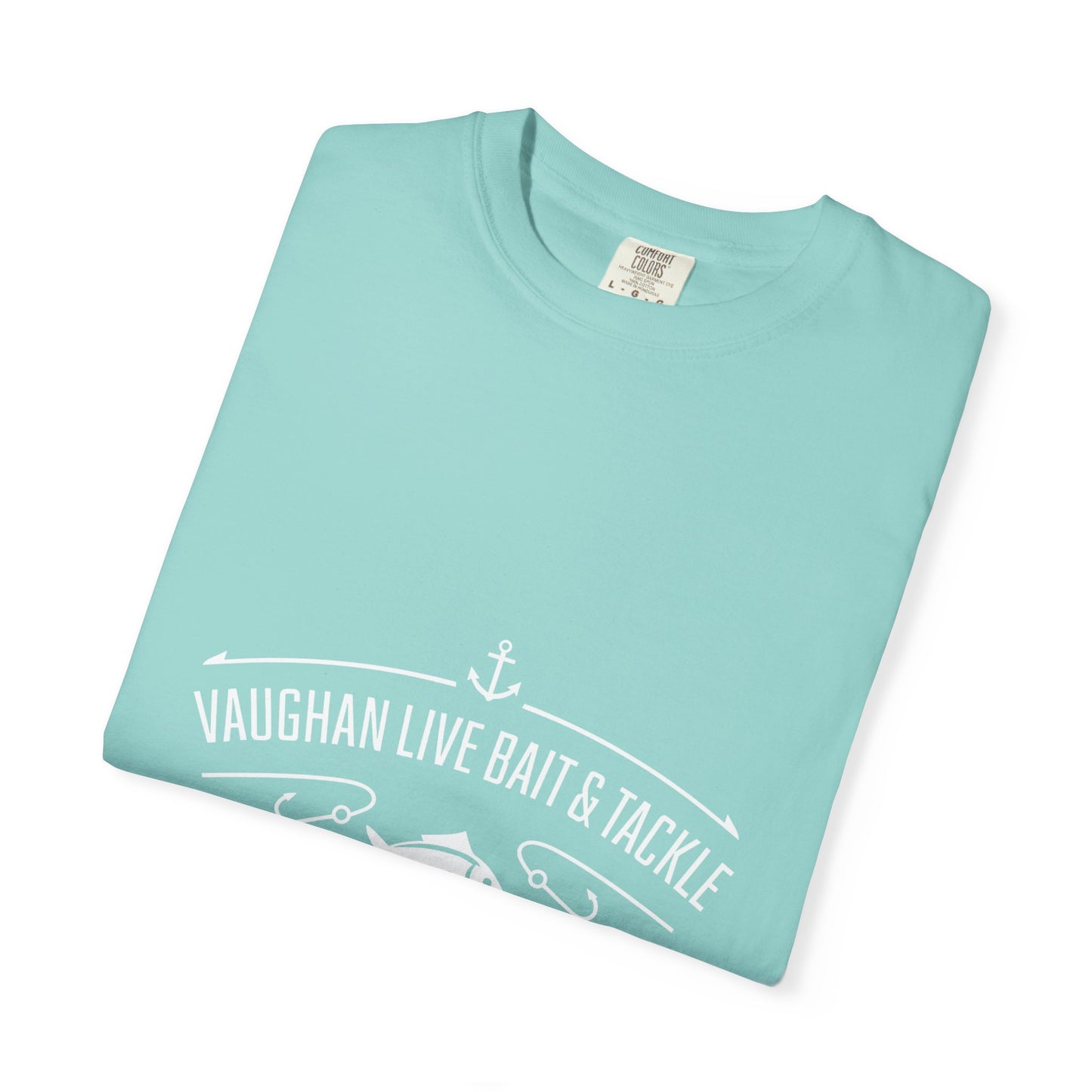 Vaughan Live Bait & Tackle Tee — Vintage Fishing T-Shirt