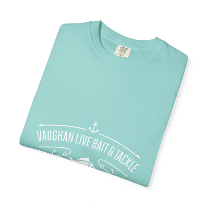 Vaughan Live Bait & Tackle Tee — Vintage Fishing T-Shirt