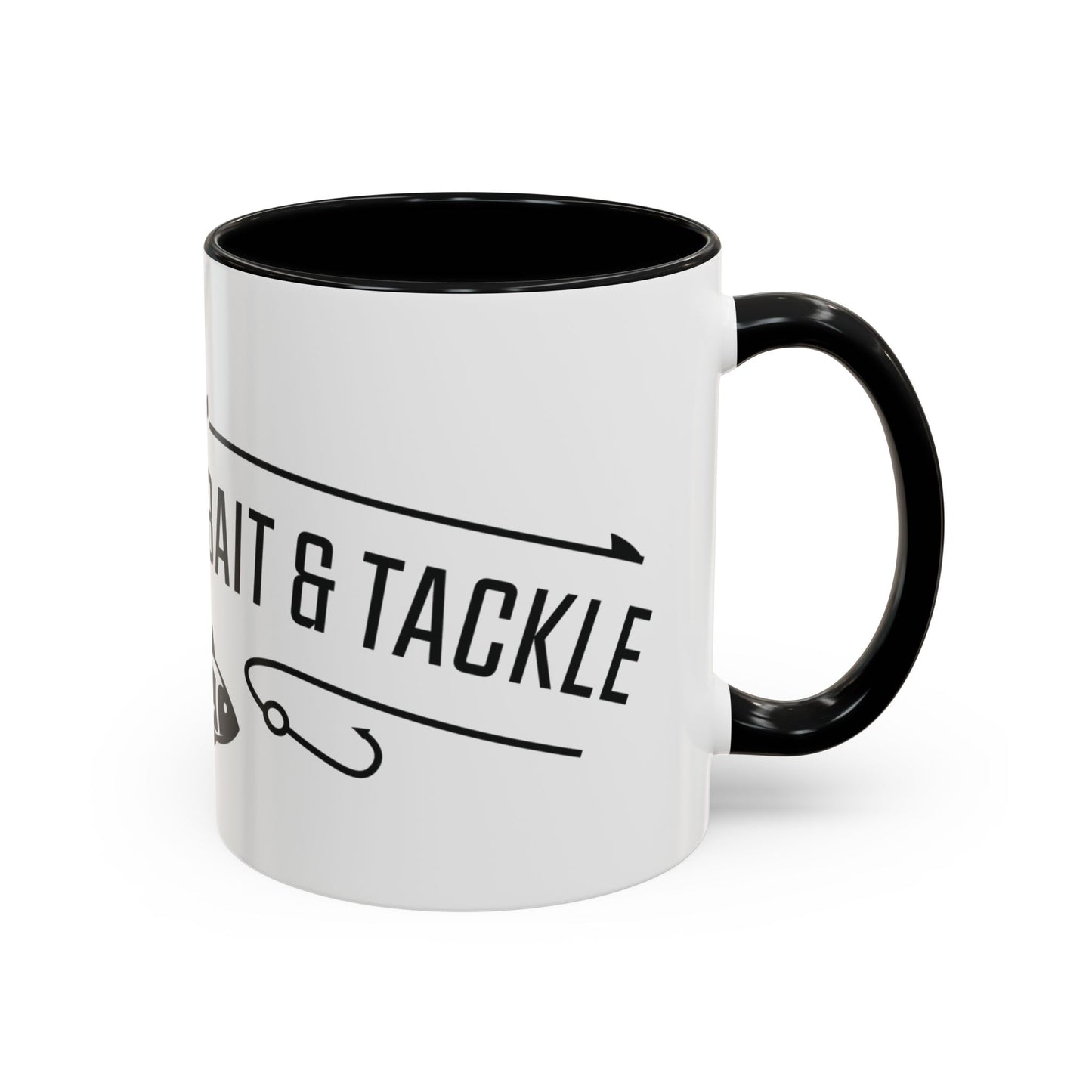 Fishing Coffee Mug — "I'd Rather Be Using Live Bait & Tackle" Accent Mug