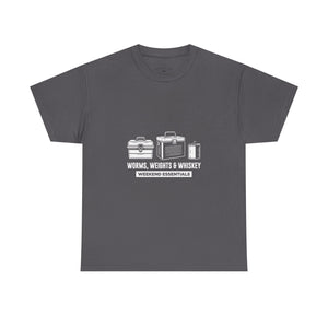 Fishing Weekend Essentials Tee - Worms, Weights & Whiskey thumbnail 6