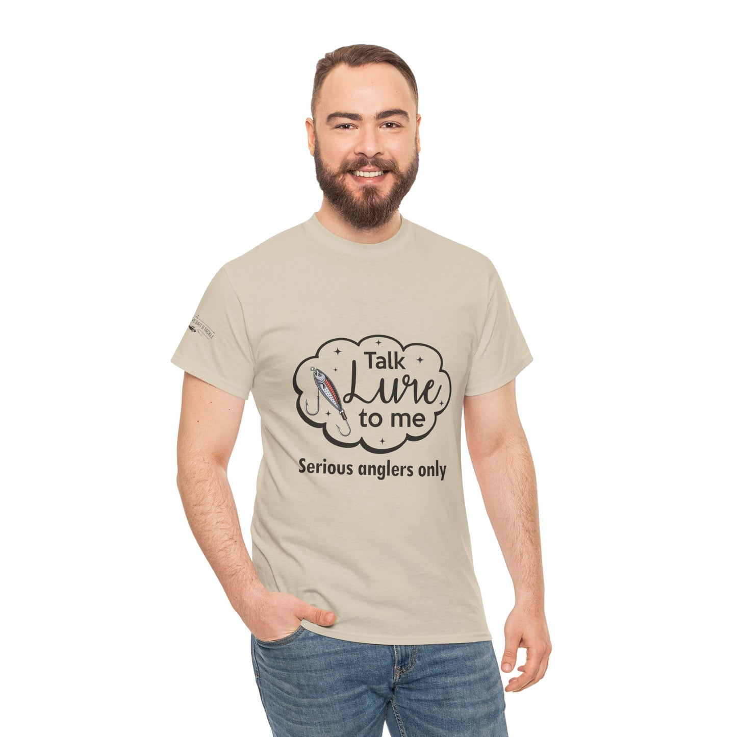 Angler's Humor Unisex Heavy Cotton Tee - "Talk Lure to Me"