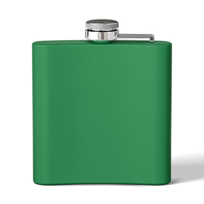 Fishing Flask — "Vaughan Live Bait & Tackle" 6oz Stainless Steel Hip Flask