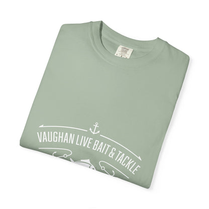 Vaughan Live Bait & Tackle Tee — Vintage Fishing T-Shirt