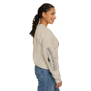 Fishing Enthusiast Crewneck Sweatshirt - "Talk Lure to Me" thumbnail 15