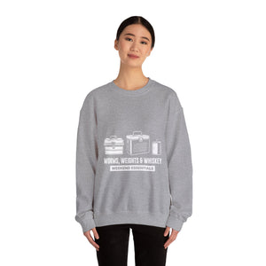 Fishing Crewneck Sweatshirt - "Worms, Weights & Whiskey" Weekend Essentials thumbnail 13
