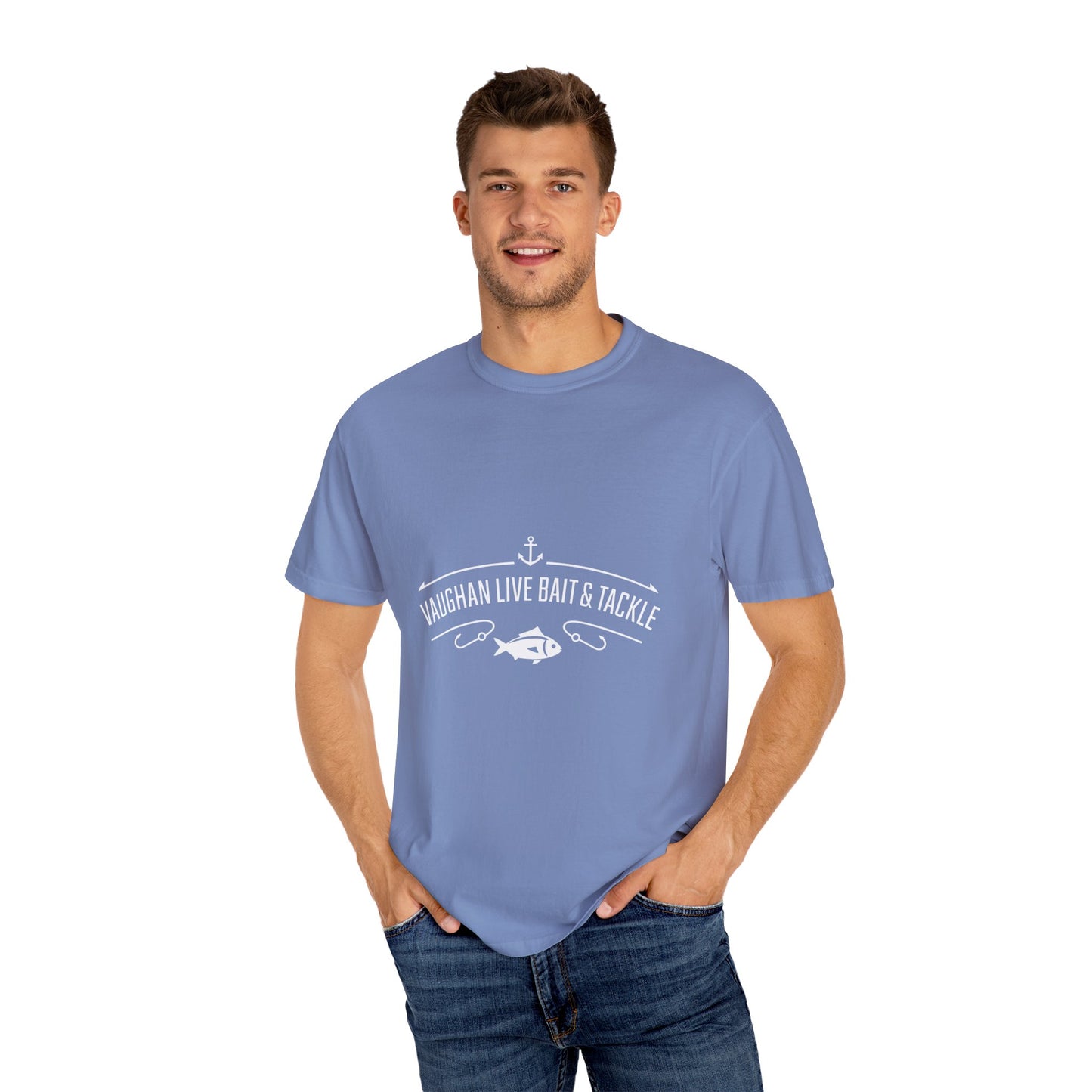 Vaughan Live Bait & Tackle Tee — Vintage Fishing T-Shirt