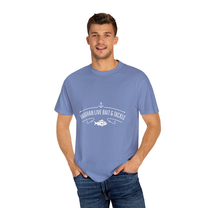 Vaughan Live Bait & Tackle Tee — Vintage Fishing T-Shirt