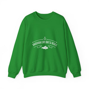 Bait & Tackle Crewneck Sweatshirt — "Vaughan Live Bait & Tackle" Fishing Pullover thumbnail 8