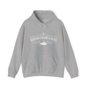 Fishing Hoodie — "Vaughan Live Bait & Tackle" Retro Angler Sweatshirt thumbnail 3