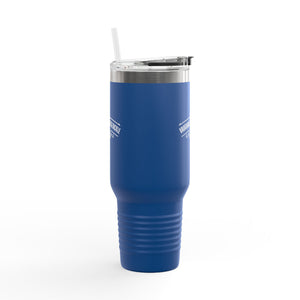 Fishing Logo 40oz Insulated Travel Mug with Handle thumbnail 5