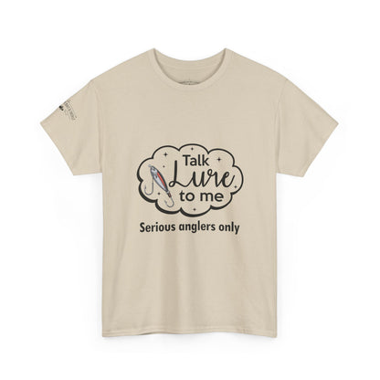 Angler's Humor Unisex Heavy Cotton Tee - "Talk Lure to Me"