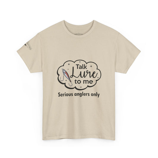 Angler's Humor Unisex Heavy Cotton Tee - "Talk Lure to Me"