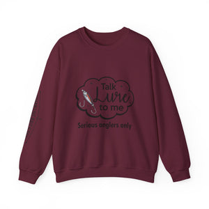 Fishing Enthusiast Crewneck Sweatshirt - "Talk Lure to Me" thumbnail 4