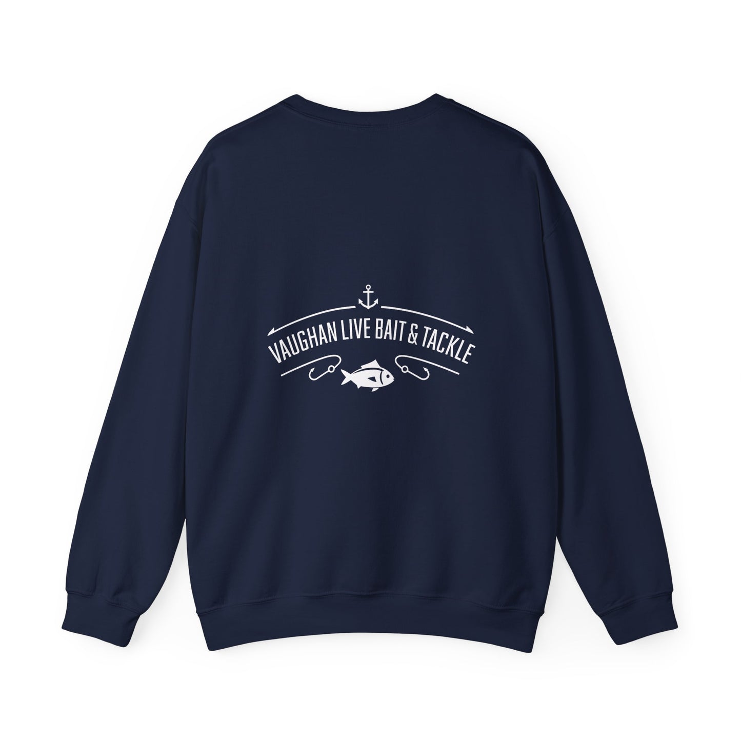Fishing Crewneck Sweatshirt — “Weekend Forecast: 100% Chance of Fishing” Graphic