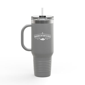 Fishing Logo 40oz Insulated Travel Mug with Handle thumbnail 15