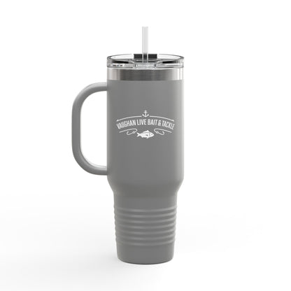 Fishing Logo 40oz Insulated Travel Mug with Handle