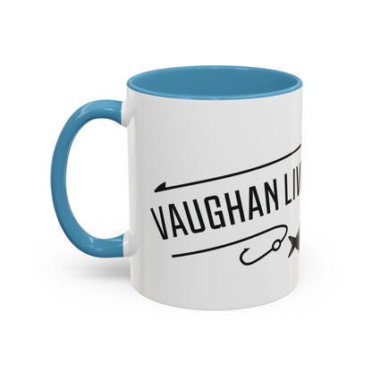 Fishing Coffee Mug — "I'd Rather Be Using Live Bait & Tackle" Accent Mug