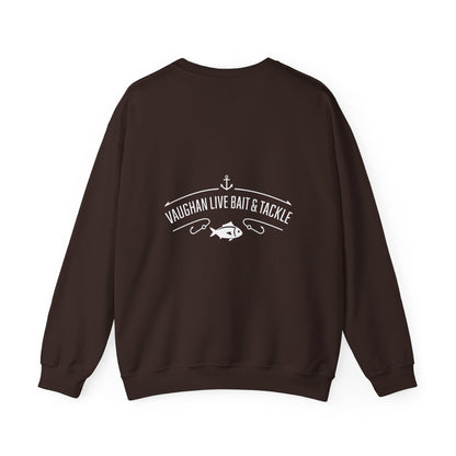 Fishing Crewneck Sweatshirt — “Weekend Forecast: 100% Chance of Fishing” Graphic