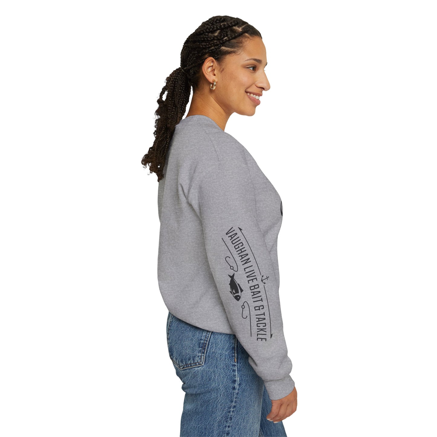 Fishing Enthusiast Crewneck Sweatshirt - "Talk Lure to Me"