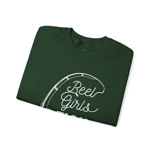 Fishing Sweatshirt — "Reel Girls Fish: Tougher Than the Boys" Crewneck for Women Anglers thumbnail 21