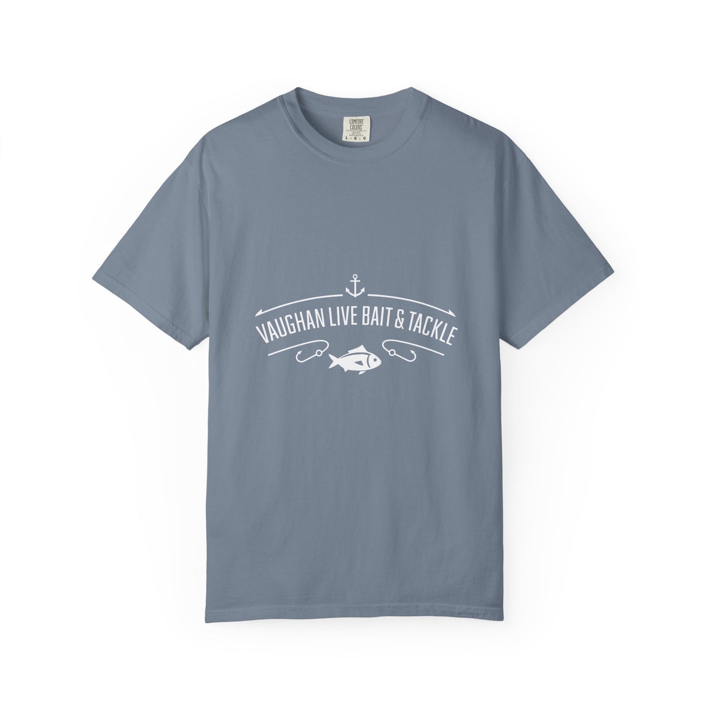 Vaughan Live Bait & Tackle Tee — Vintage Fishing T-Shirt