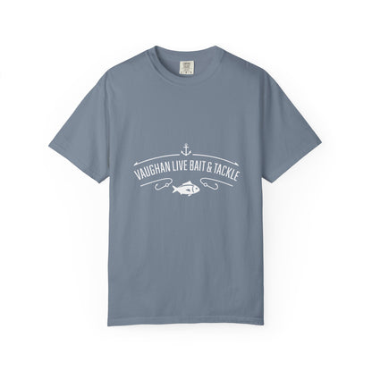 Vaughan Live Bait & Tackle Tee — Vintage Fishing T-Shirt