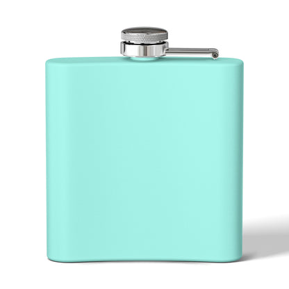 Fishing Flask — "Vaughan Live Bait & Tackle" 6oz Stainless Steel Hip Flask