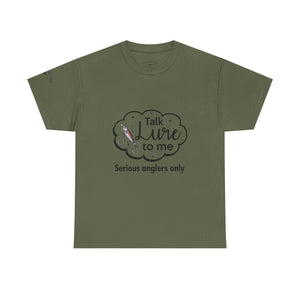 Angler's Humor Unisex Heavy Cotton Tee - "Talk Lure to Me" thumbnail 4