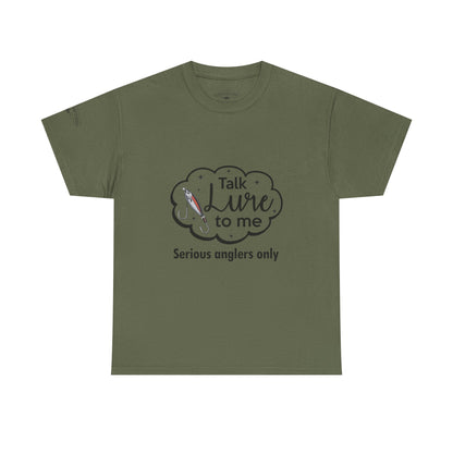 Angler's Humor Unisex Heavy Cotton Tee - "Talk Lure to Me"