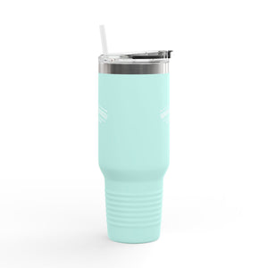 Fishing Logo 40oz Insulated Travel Mug with Handle thumbnail 4