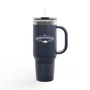 Fishing Logo 40oz Insulated Travel Mug with Handle thumbnail 22