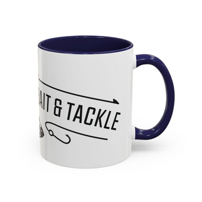 Fishing Coffee Mug — "I'd Rather Be Using Live Bait & Tackle" Accent Mug