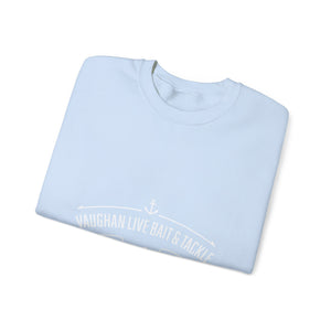 Bait & Tackle Crewneck Sweatshirt — "Vaughan Live Bait & Tackle" Fishing Pullover thumbnail 45