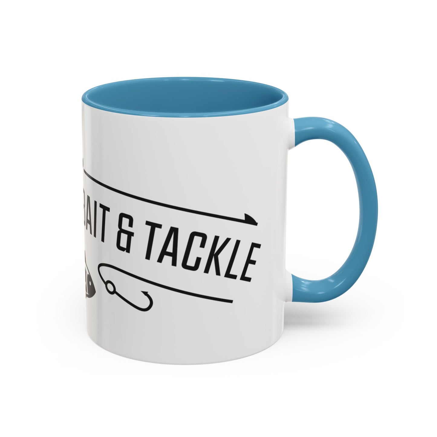 Fishing Coffee Mug — "I'd Rather Be Using Live Bait & Tackle" Accent Mug
