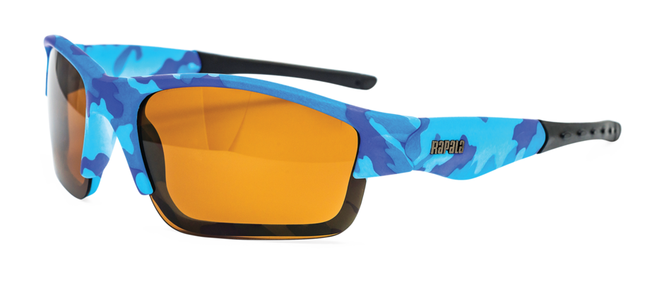 Boys Polarized Fishing Glasses - Blue Camo