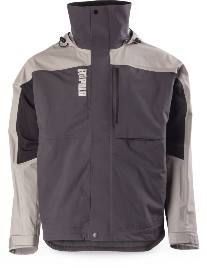 Rapala® Pro Rain Jacket Grey Black